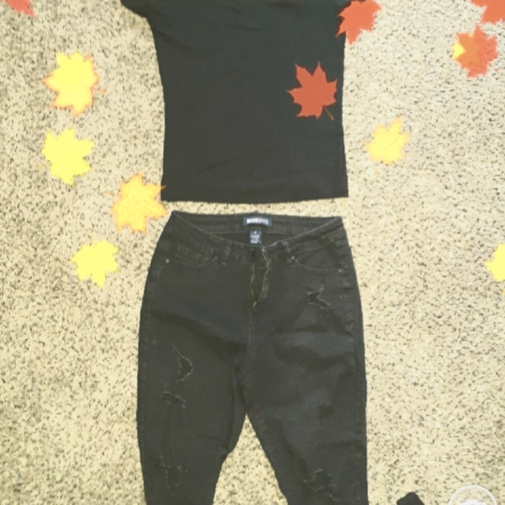 Top and Jeans